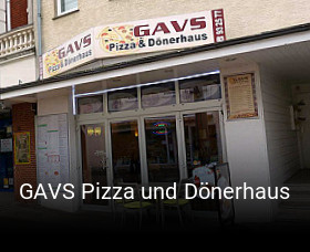 GAVS Pizza und Dönerhaus bestellen