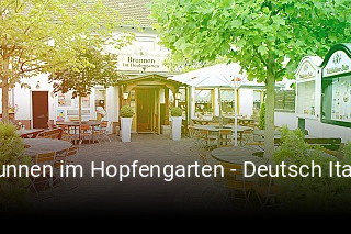 Brunnen im Hopfengarten - Deutsch Italienisch essen bestellen