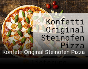 Konfetti Original Steinofen Pizza essen bestellen