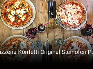 Pizzeria Konfetti Original Steinofen Pizza bestellen