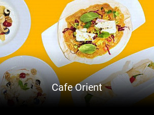 Cafe Orient essen bestellen