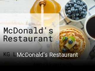 McDonald's Restaurant online bestellen
