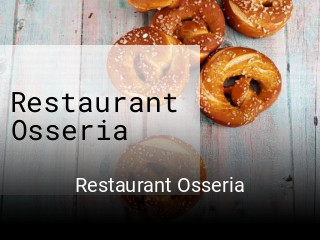 Restaurant Osseria bestellen