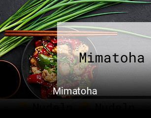 Mimatoha essen bestellen