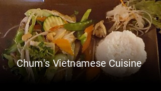 Chum's Vietnamese Cuisine  essen bestellen