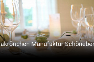 Makrönchen Manufaktur Schöneberg essen bestellen