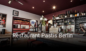 Restaurant Pastis Berlin bestellen