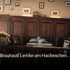 Brauhaus Lemke am Hackeschen Markt essen bestellen